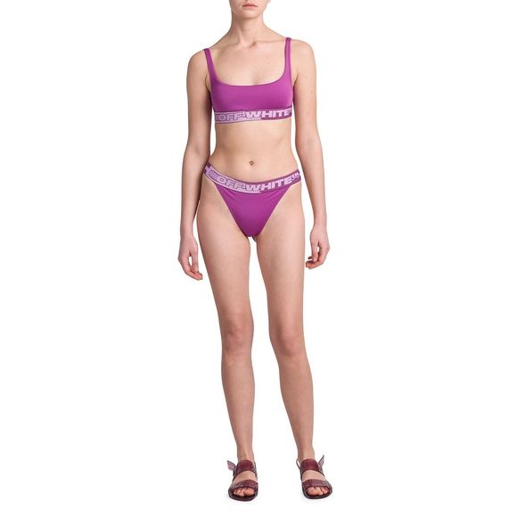 OFF-WHITE Logo Band Two-Piece Swimsuit - Picture 1 of 9